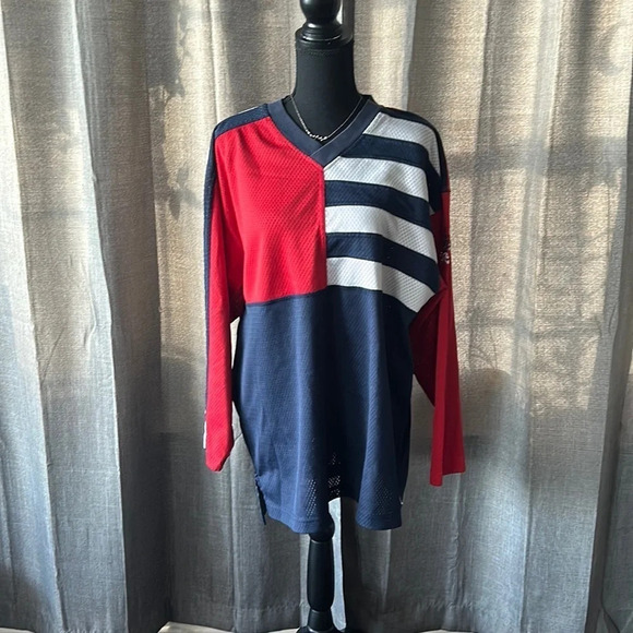 Red White and Blue Fila Jersey - Picture 1 of 4